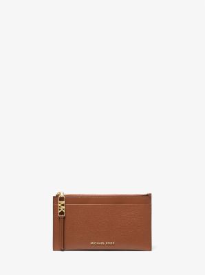 Empire Large Pebbled Leather Card Case | Michael Kors