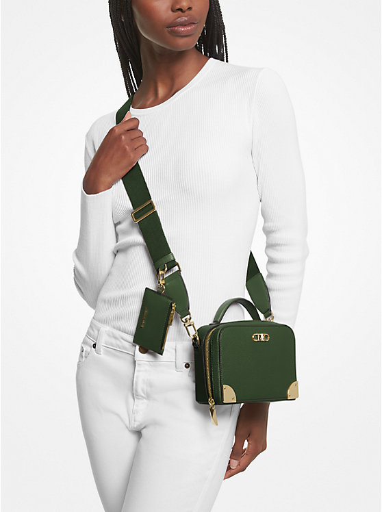 Estelle Small Pebbled Leather Satchel image number 2