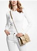 Greenwich Small Metallic Saffiano Leather Crossbody Bag image number 3