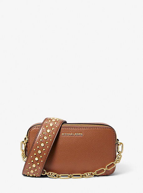 Jet Set Small Pebbled Leather Double-zip Camera Bag
