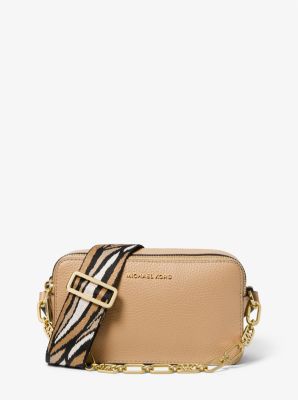 Michael kors jet set pebbled leather crossbody hot sale