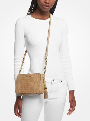 Michael kors jet hot sale set crossbody gold