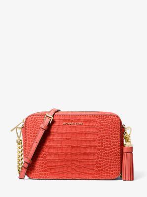 Michael kors crocodile crossbody sale