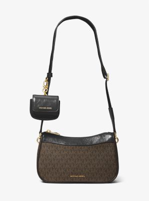 Jet Set Medium Logo And Leather Crossbody Bag With Case For Apple