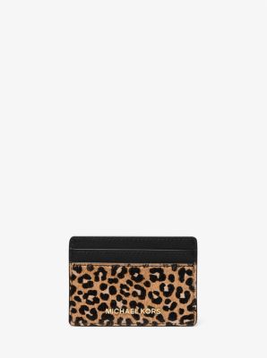 MICHAEL Michael Kors Jet Set Travel Leopard Printed Wallet