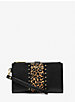 Adele Leather and Leopard Print Calf Hair Smartphone Wallet image number 0