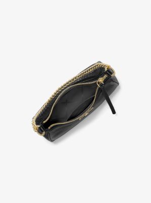 Petite pochette Jet Set Charm en cuir grainé