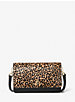 Jet Set Small Leopard Print Calf Hair Smartphone Convertible Crossbody Bag image number 0