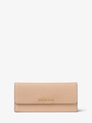 Jet Set Travel Slim Saffiano Leather Wallet | Michael Kors