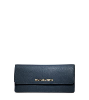 michael kors large saffiano leather slim wallet