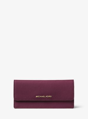 michael kors plum wallet