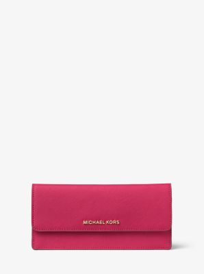 michael michael kors saffiano leather slim wallet