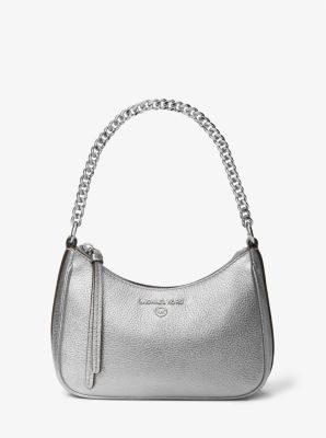 Jet Set Charm Small Metallic Leather Pochette image number 0