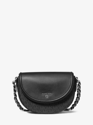 MICHAEL Michael Kors Jet Set Charm Medium Cross Body Bag in Black