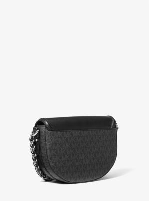 Sac à bandoulière Jet Set Charm de taille moyenne en cuir à logo image number 2