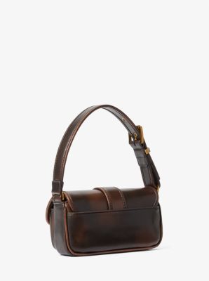 Schultertasche Colby Extra-Small aus poliertem Leder