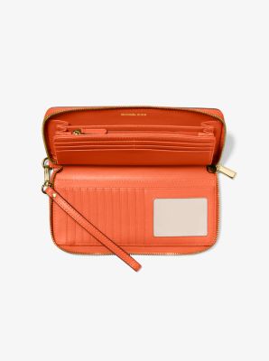 Jet Set Travel Large Leather Continental Wallet