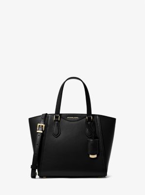 Michael kors black leather bag online