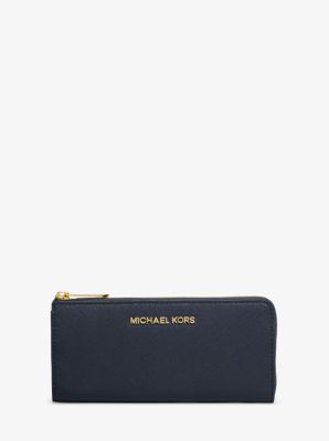 mk saffiano wallet