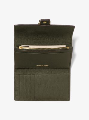 Trifold-Brieftasche Nolita Medium aus gekrispeltem Leder image number 1