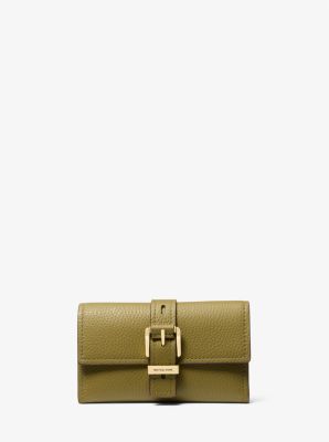 Nolita Medium Pebbled Leather Tri-Fold Wallet image number 0