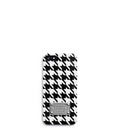 Printed Houndstooth Phone Case   