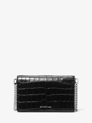 Jet Set Medium Crocodile Embossed Leather Crossbody Bag image number 0