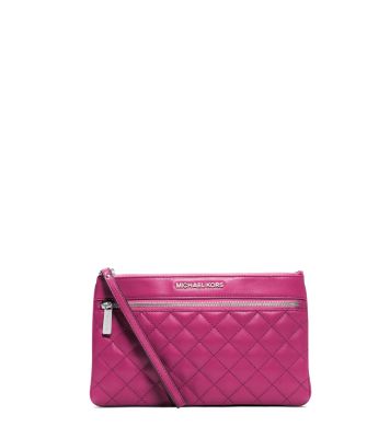 Selma Quilted-Leather Large Wristlet | Michael Kors