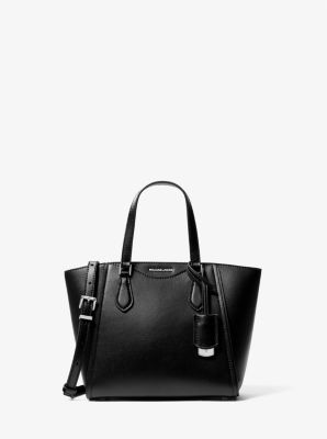 Michael kors large leather tote deals