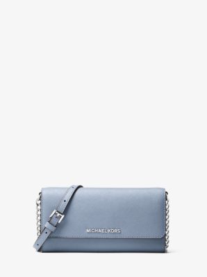 Michael kors leather chain wallet hotsell