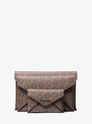 Michael kors logo wallet on sale