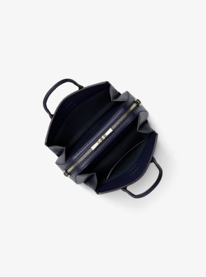 Laila Extra-Small Leather Crossbody Bag in DRESS BLUES | Michael Kors