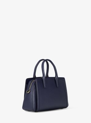 Laila Extra-Small Leather Crossbody Bag in DRESS BLUES | Michael Kors