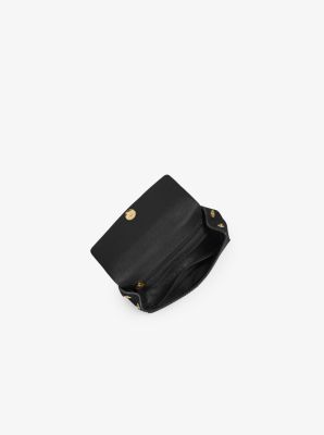 Michael Kors Ava Extra-Small Saffiano Leather Crossbody in Black
