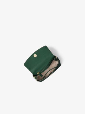 Michael Kors Ava Extra-Small Saffiano Leather Crossbody - Green