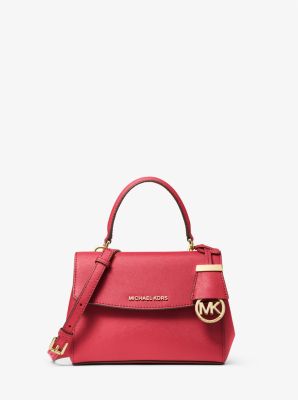 Arriba 70+ imagen michael kors ava small red