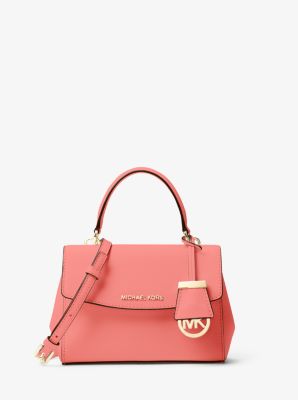 michael kors saffiano leather satchel