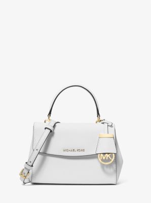 small white mk purse