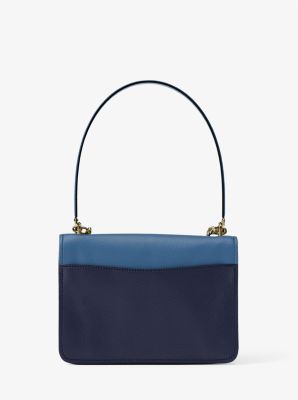 Umhängetasche Claire Small aus Leder in Blockfarben in FRANZ BL MLT | Michael Kors