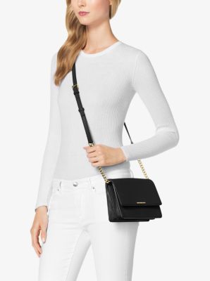 Michael Kors Daniela Large Saffiano Leather Crossbody Bag for Sale