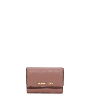 Saffiano Leather Card Holder | Michael Kors