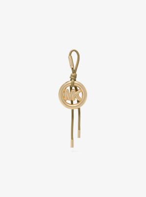 Michael Kors Leather Mk Pop Charm In Gold