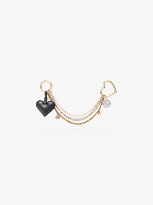Heart Chain Bag Charm