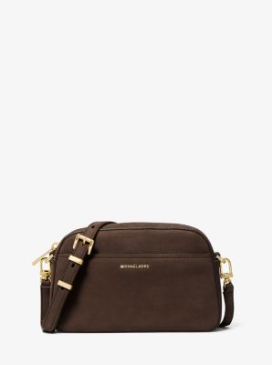 Jet Set Small Nubuck Camera Crossbody Bag