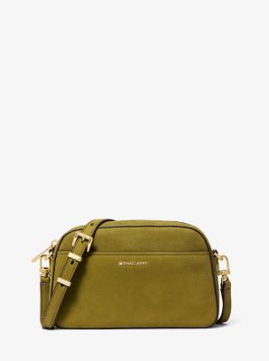Jet Set Small Nubuck Camera Crossbody Bag