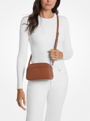 Jet Set Small Leather Camera Crossbody Bag image number 2