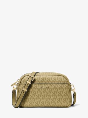 Jet Set Small Signature Logo Camera Crossbody Bag