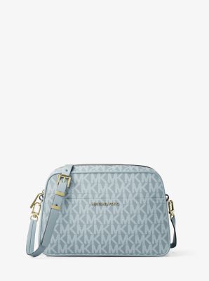 Jet Set Small Signature Logo Camera Crossbody Bag