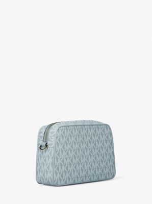 Jet Set Small Signature Logo Camera Crossbody Bag