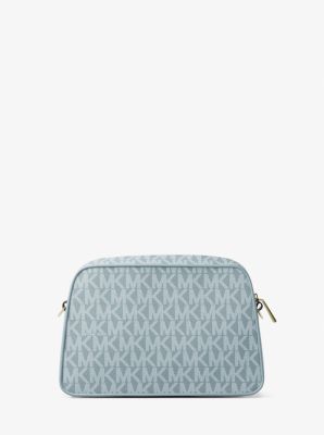 Jet Set Small Signature Logo Camera Crossbody Bag